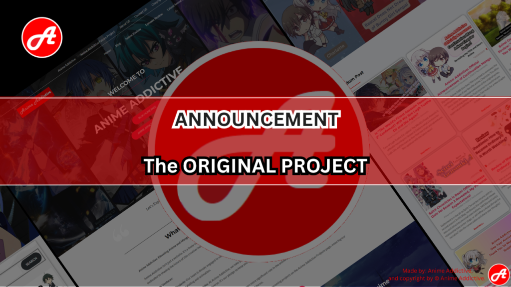 Anime Addictive Announces Our First Original Web Novel Project