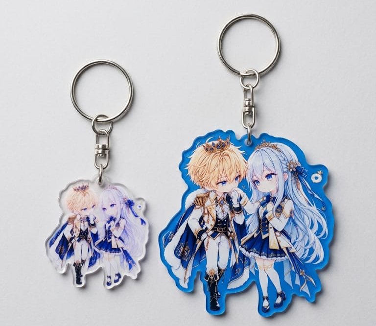 Haruto And Rose Keychain