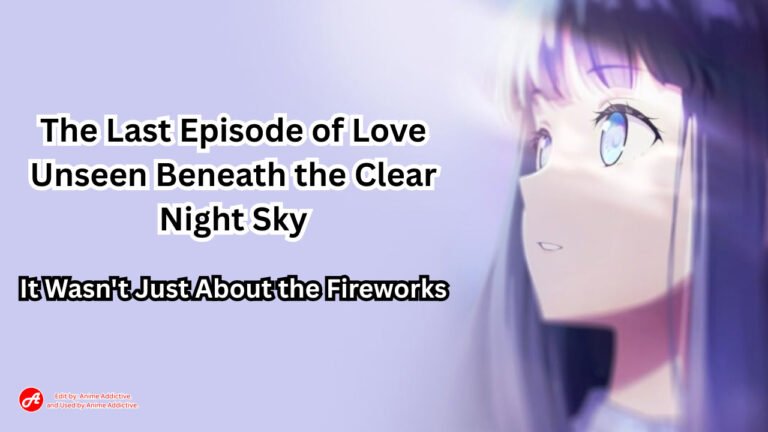 The Last Episode of Love Unseen Beneath the Clear Night Sky It Wasnt Just About the Fireworks
